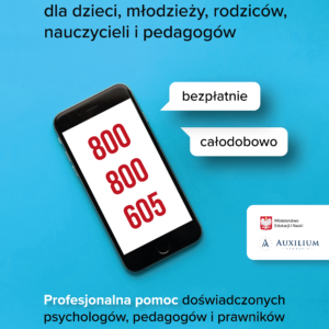 Pomoc psychologiczna – bezpłatna infolinia pod numerem 800 800 605