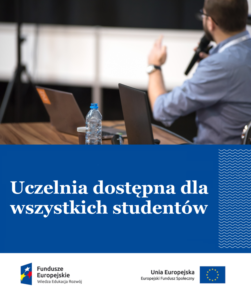 Plakat Uczelnia dostępna dla wszystkich studentów