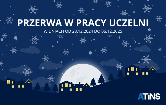 📢 Informacja dla studentów i pracowników ATINS