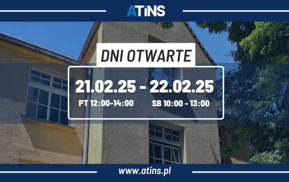 Zapraszamy na Dni Otwarte w ATINS!