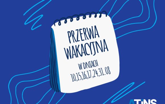 🌴 Sierpień w ATINS? Trochę nauki, trochę odpoczynku! ☀️