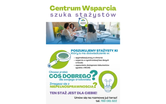 💡 Chcesz zdobyć doświadczenie i zrobić coś dobrego dla innych?