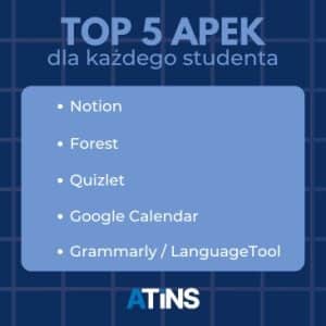 📱 5 aplikacji, które uratują życie każdego studenta! 🎓💡 Bo studia to nie tylko nauka… to sztuka ogarniania😎