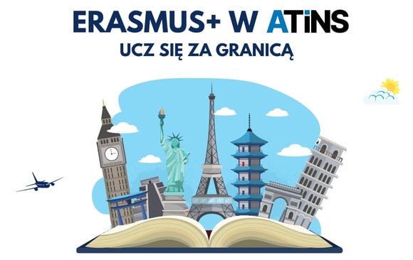 🌍✈️ Erasmus+ w ATINS – ucz się za granicą!