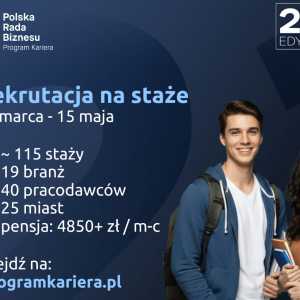 Rozpoczęła się rekrutacja do Programu Kariera 2026 Rozpoczęła się rekrutacja do Programu Kariera 2026