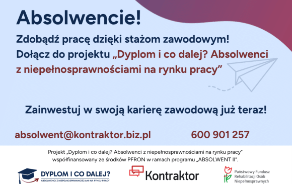 Rekrutacja „Dyplom i&nbsp;co&nbsp;dalej? Absolwenci z&nbsp;niepełnosprawnościami na&nbsp;rynku pracy”
