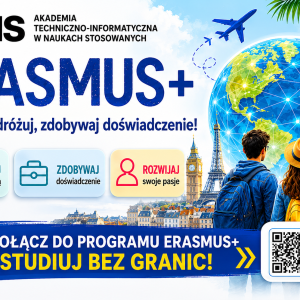 Erasmus+ – studiuj bez&nbsp;granic i&nbsp;zdobywaj międzynarodowe doświadczenie