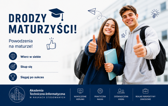 Powodzenia na&nbsp;maturze!