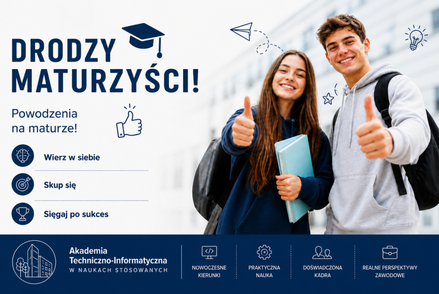 Powodzenia na&nbsp;maturze!