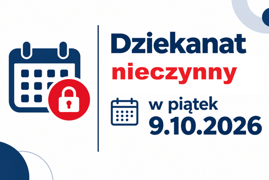 📢 WAŻNY KOMUNIKAT